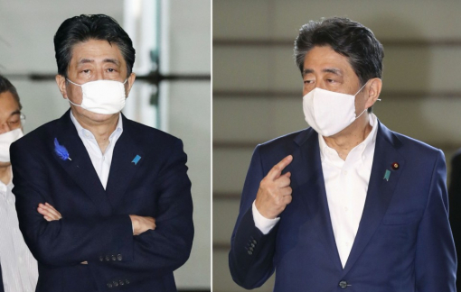 Thủ tướng Nhật ngừng đeo loại khẩu trang “tí hon” do chính phủ cấp