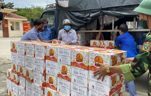 Trà thanh nhiệt Dr Thanh tiếp sức cho đồng bào, chiến sĩ tại Quảng Nam