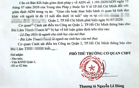 Vụ "Bé chóng mặt, mẹ đưa đi khám phát hiện thai 7 tuần":
Đưa tiền, ép gia đình cháu bé bị xâm hại ký tên bãi nại