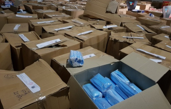 Phát hiện gần 900 ngàn chiếc khẩu trang y tế không rõ nguồn gốc xuất xứ