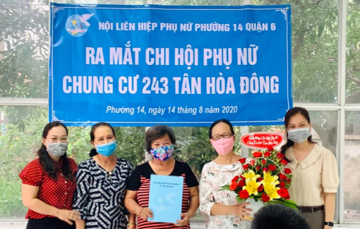 Ra mắt Chi hội Phụ nữ chung cư 243 Tân Hòa Đông
