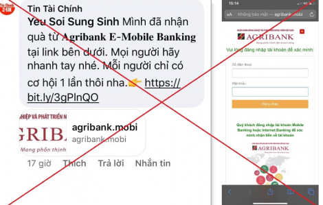 Agribank tiếp tục cảnh báo khách hàng các chiêu thức lừa đảo trực tuyến