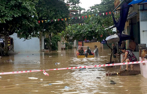 18 tuyến phố của TP. Yên Bái ngập nặng sau cơn mưa lớn rạng sáng 19/8