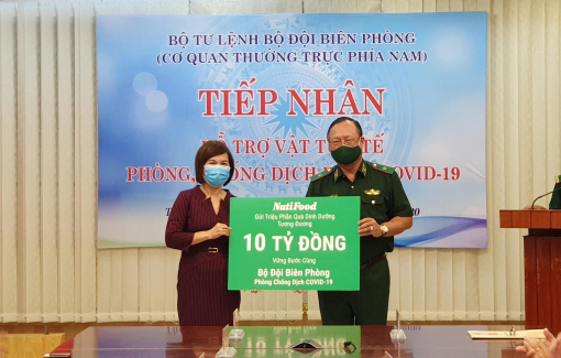 NutiFood trao quà tặng dinh dưỡng trị giá 10 tỷ đồng cho Bộ đội biên phòng, chung tay đẩy lùi COVID-19