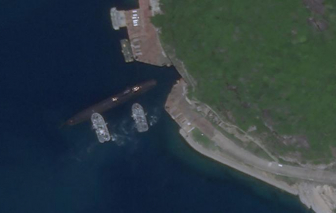 Xuất hiện vật thể giống tàu ngầm Trung Quốc ở khu vực đảo Hải Nam trên Biển Đông