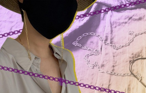 Dây chuyền khẩu trang - phụ kiện hot nhất năm 2020