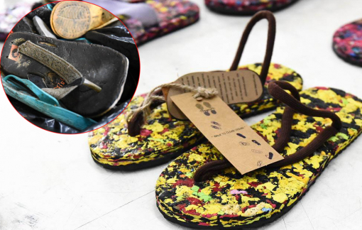 Những đôi dép thời trang độc đáo làm từ đồ bỏ đi