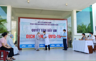 Nữ sinh viên dương tính trở lại sau 4 ngày xuất viện