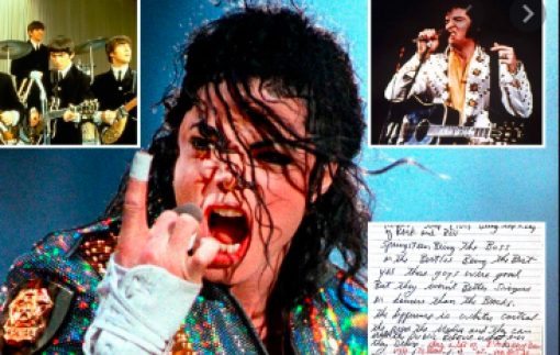 Xuất hiện lá thư bí ẩn của Michael Jackson