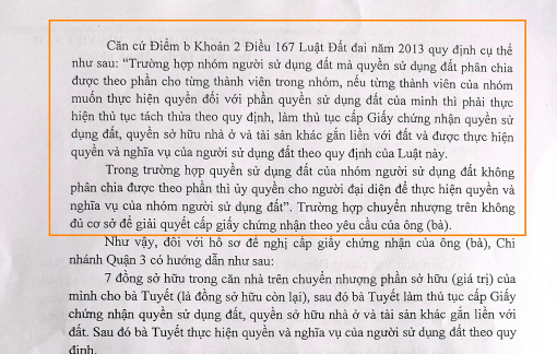 Mua lại nhà đồng thừa kế, bị yêu cầu tách thửa