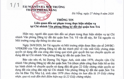 Nhân viên Văn phòng đăng ký đất đai lấy 22 sổ đỏ của dân cho người khác "mượn"