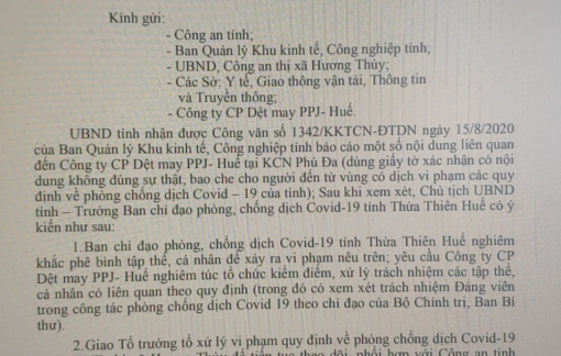 Một công ty khai dối để đưa chuyên gia nước ngoài vào TPHCM từ vùng dịch