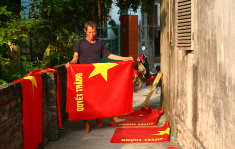 “Làng cờ đỏ” khai sinh từ ngày lập quốc