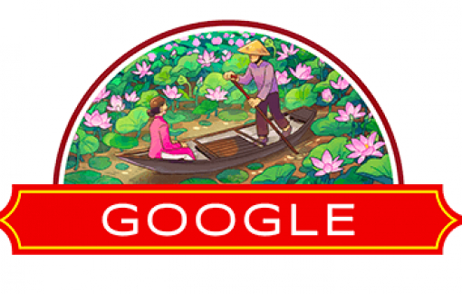 Google Doodle đổi hình hoa sen nhân ngày Quốc khánh Việt Nam