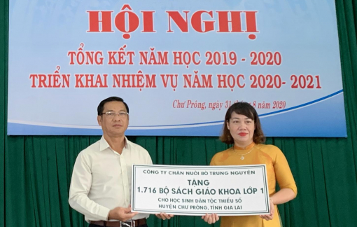 THADI tài trợ 1.716 bộ sách giáo khoa lớp 1 cho học sinh dân tộc thiểu số