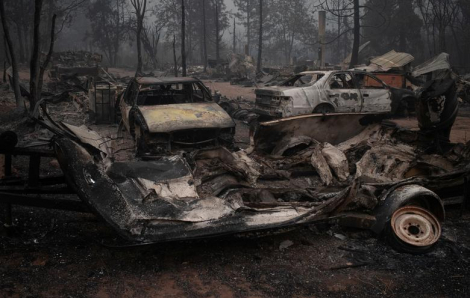 Loạt ảnh Oregon bị tàn phá do cháy rừng