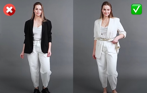 Clip: Tuyệt chiêu phối đồ sắc trắng thon gọn