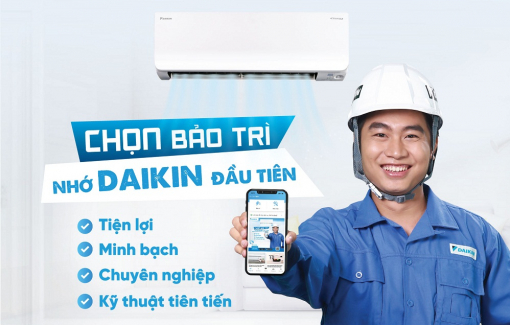 Daikin Việt Nam chính thức ra mắt ứng dụng đặt dịch vụ bảo trì máy điều hòa