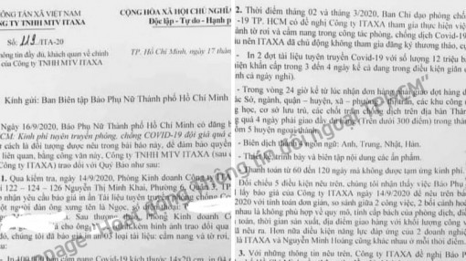 Đề nghị điều tra việc phát tán thông tin cá nhân của phóng viên Báo Phụ Nữ
