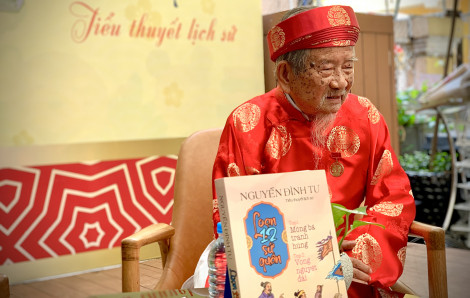 Nhà nghiên cứu Nguyễn Đình Tư ra mắt bộ tiểu thuyết lịch sử ở tuổi 99