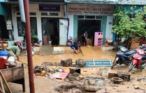 Mưa lớn gây ngập lụt tại Lào Cai, có khả năng hình thành lũ quét