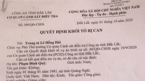 Khởi tố giảng viên Trường Đại học Tôn Đức Thắng tội “Vu khống”