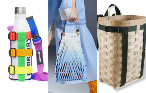 Túi đựng nước, lưới đánh cá, gùi tre trở thành xu hướng 2021