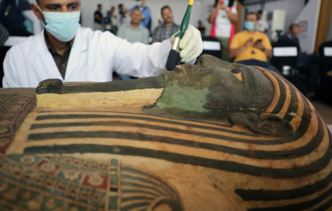Phát hiện 59 quan tài được chôn cất cách đây 2.500 năm ở Ai Cập