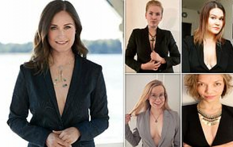 Nữ Thủ tướng Phần Lan gây tranh cãi khi diện áo hở ngực trên tạp chí thời trang