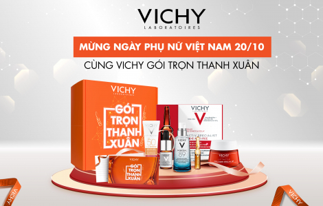 Cùng Vichy ‘gói trọn thanh xuân’ cho người phụ nữ yêu thương nhân ngày 20/10