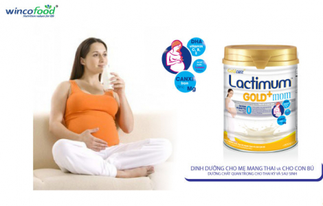 Lactimum Gold+ mom -  Sữa cho mẹ bầu tăng cường đề kháng mùa dịch COVID-19
