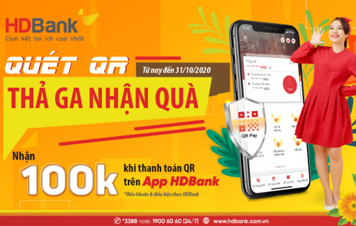 Mừng 20/10, HDBank tặng khách hàng hàng ngàn phần quà và tiền vào tài khoản