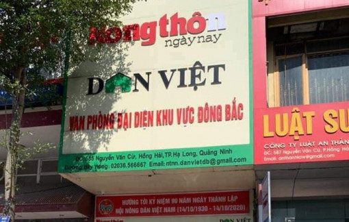 Khởi tố Trưởng văn phòng đại diện báo Dân Việt ở Quảng Ninh