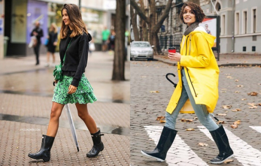 Đẹp lên với... giày đi mưa