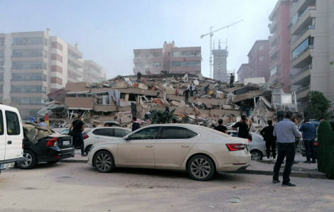 Động đất mạnh tại Thổ Nhĩ Kỳ và Hy Lạp, hơn 120 người thương vong