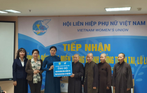 Hội Liên hiệp Phụ nữ Việt Nam huy động hơn 20 tỷ đồng ủng hộ miền Trung