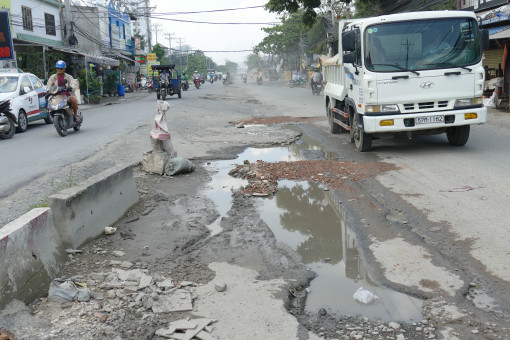 TPHCM: Đoạn đường 'đau khổ' với kinh phí 900 tỷ, thi công hơn 5 năm vẫn chưa xong