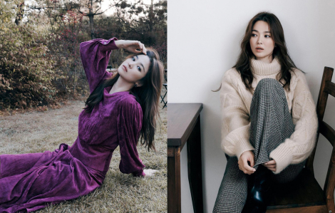 Thời trang mùa cuối năm cuốn hút của Song Hye Kyo
