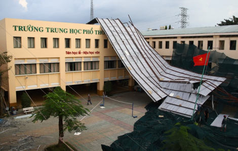 Đề xuất sử dụng 2,9 tỷ đồng quỹ phòng chống thiên tai sửa Trường THPT Bình Phú