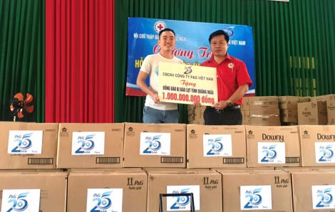 P&G Việt Nam triển khai nhiều hoạt động hỗ trợ người dân vùng lũ