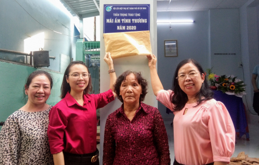 Hai căn nhà đã hết ngập, hết dột