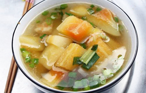 Canh đu đủ nấu cua