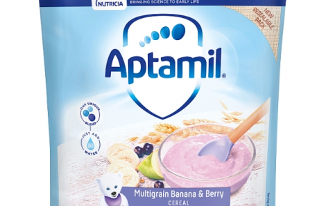 Một loại bột ngũ cốc Aptamil chứa vi nhựa phải thu hồi