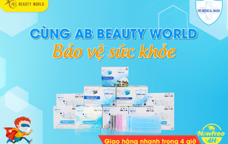 Mở chi nhánh 6, AB Beauty tặng 2.000 hộp khẩu trang chuẩn quốc tế cho khách hàng