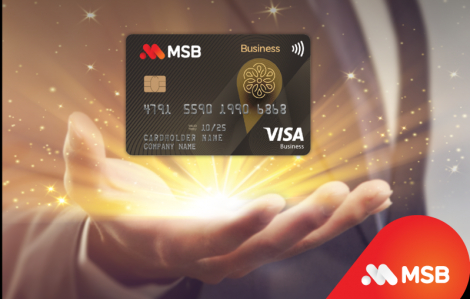 MSB ra mắt thẻ tín dụng doanh nghiệp với hạn mức đến 4 tỷ