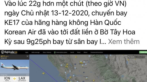 Hơn 50 ngàn người theo dõi chuyến bay chở linh cữu nghệ sĩ Chí Tài về Mỹ