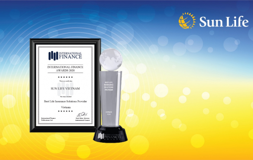Sun Life Việt Nam lần thứ 4 liên tiếp nhận giải thưởng từ Tạp chí Tài chính Quốc tế