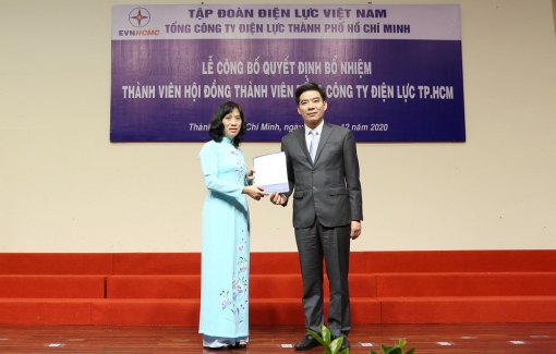 EVNHCMC có thành viên Hội đồng thành viên nữ đầu tiên