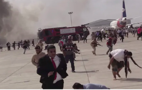 Ít nhất 76 người thương vong trong vụ nổ lớn ở sân bay Yemen