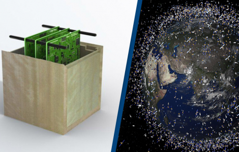 Nhật Bản giảm rác thải vũ trụ với vệ tinh bằng... gỗ đầu tiên trên thế giới
